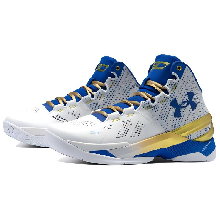 Under Armour Curry 2 NM 'White Yellow Blue' 3027361-100 - 4