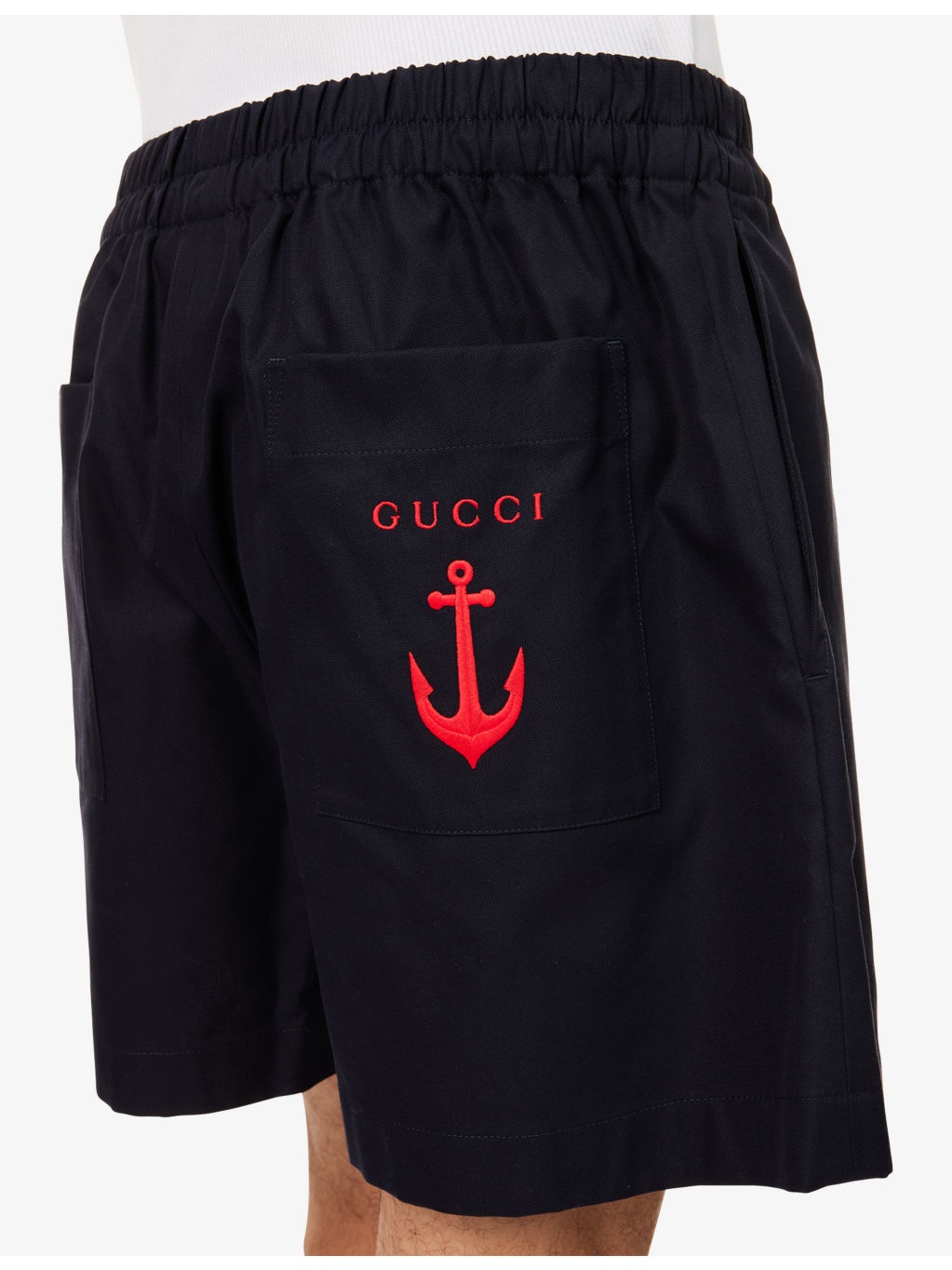 Logo-Embroidered Cotton Oxford Shorts - 5