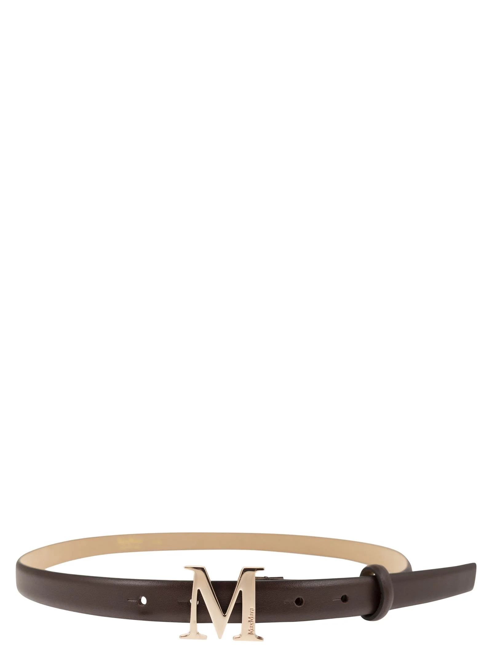 Max Mara Women Mclassic20s - Monogram Leather Belt - 1