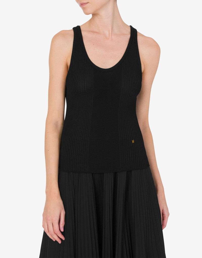SHINY VISCOSE TANK TOP GOLDEN M 1