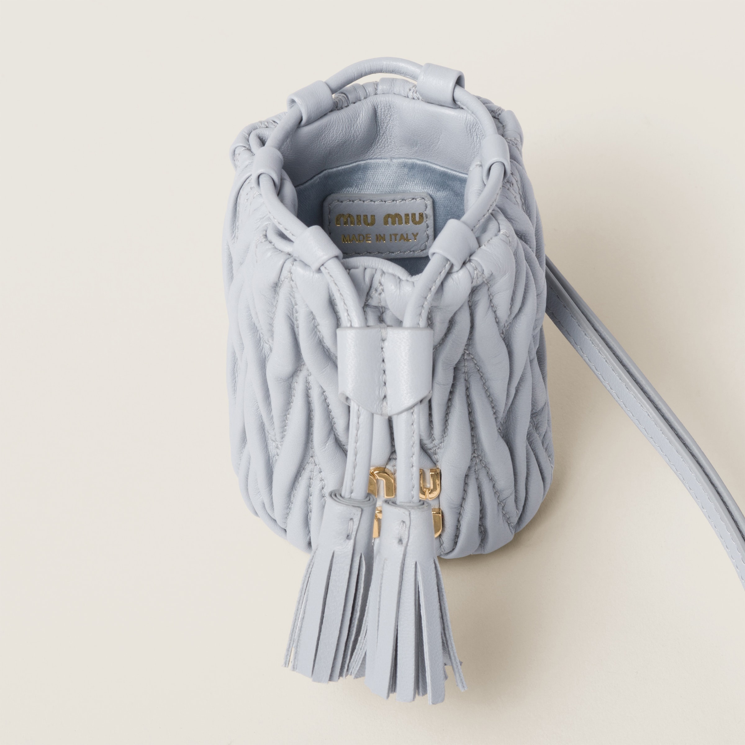 Matelassé nappa leather micro bag - 2