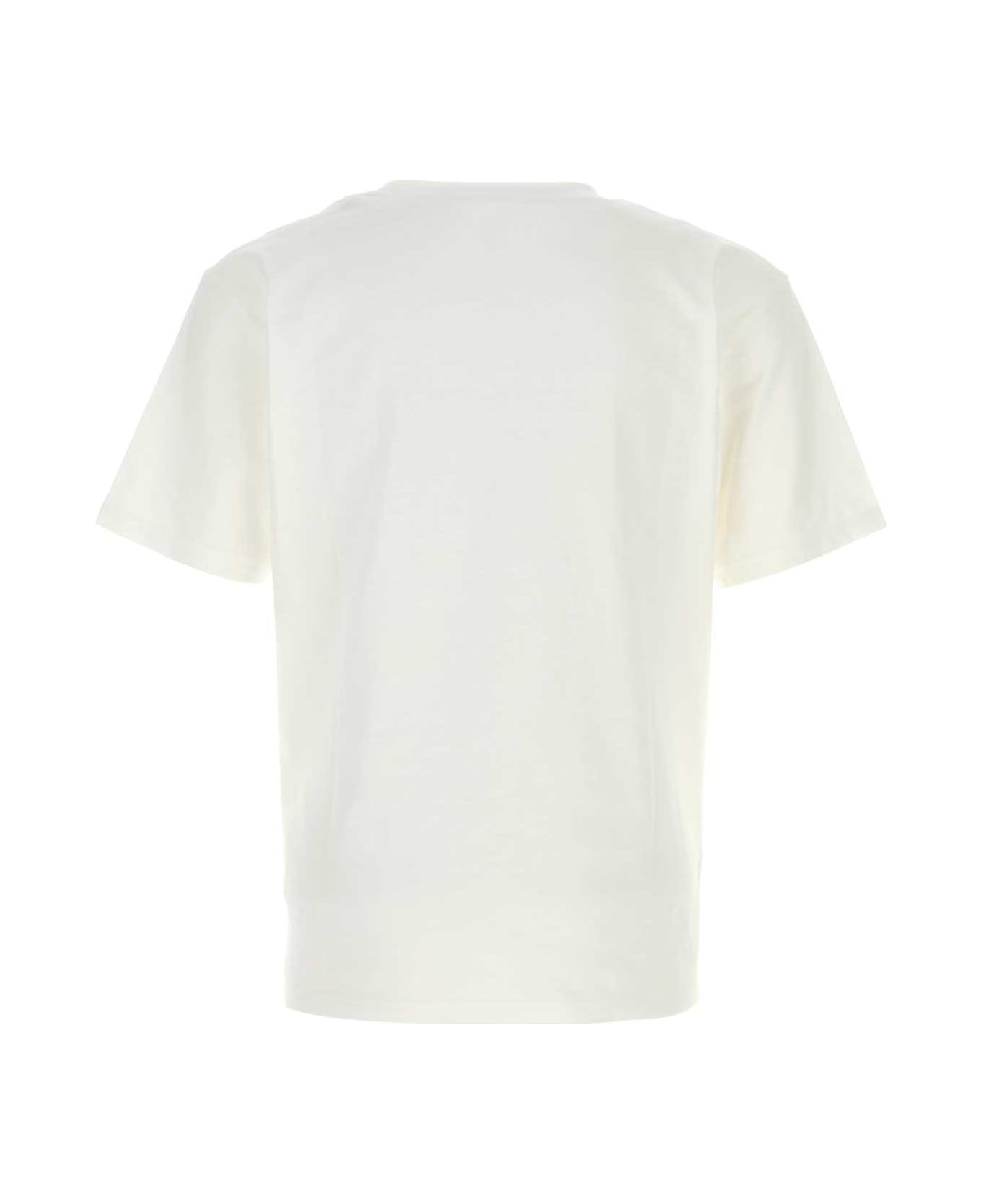White Cotton T-shirt - 2
