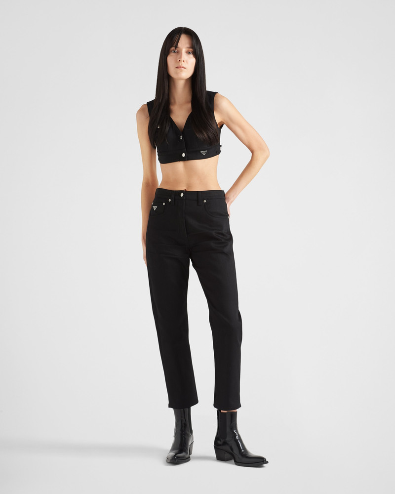 Prada Stretch denim five-pocket jeans outlook