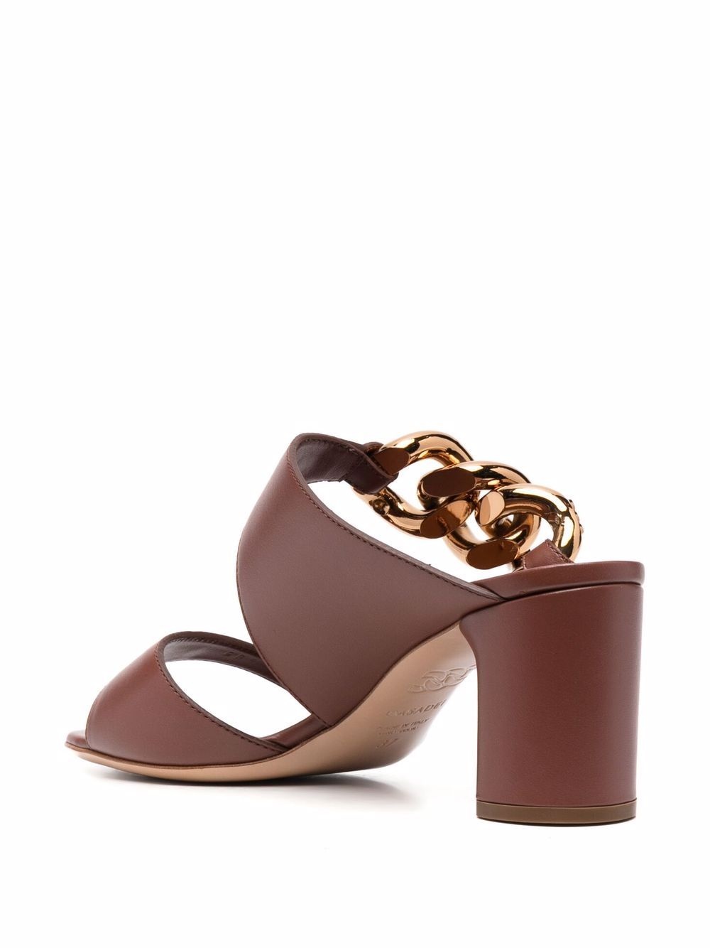 chain-trimmed sandals - 3