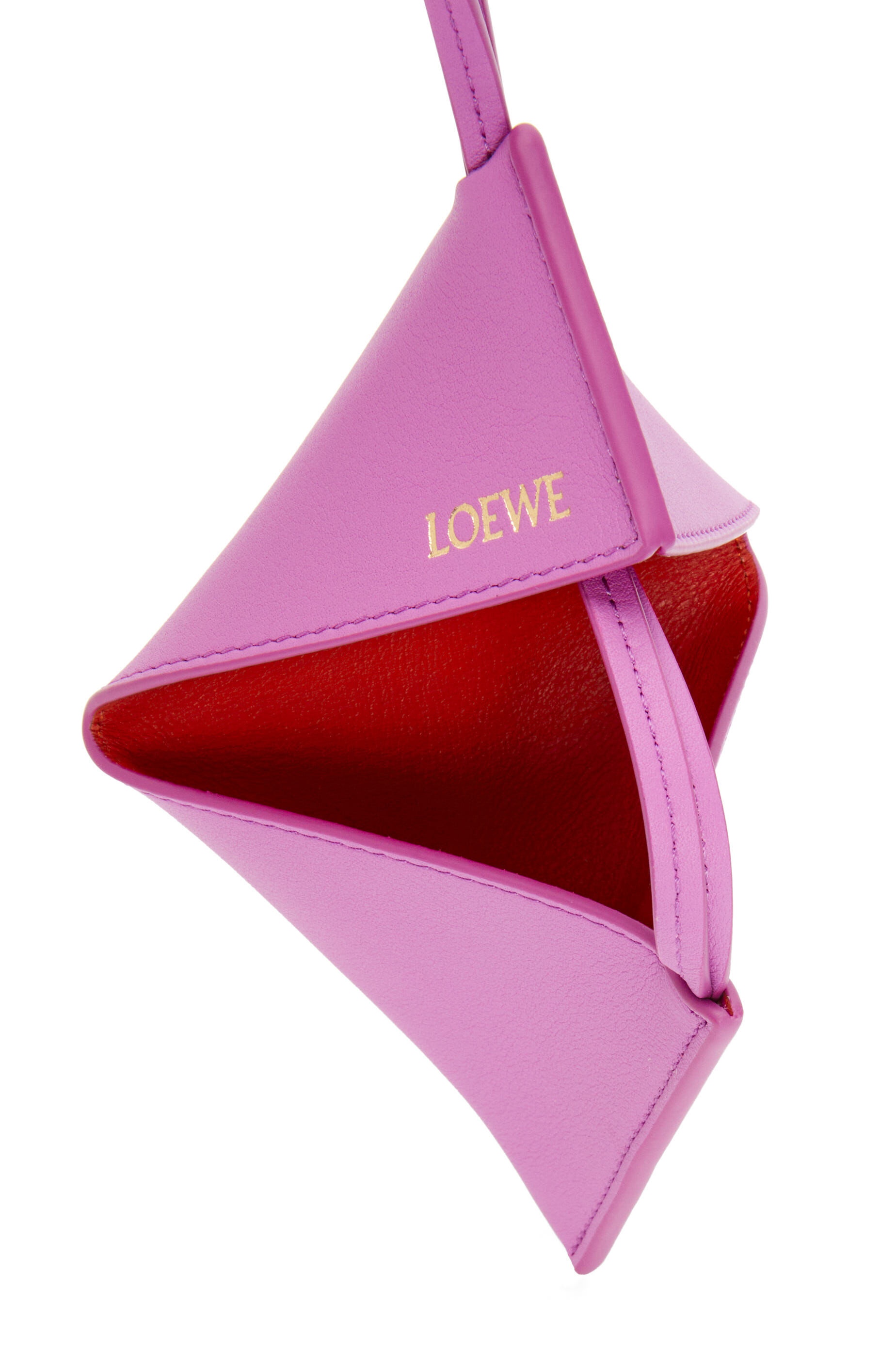 Origami neck pouch in classic calfskin - 2