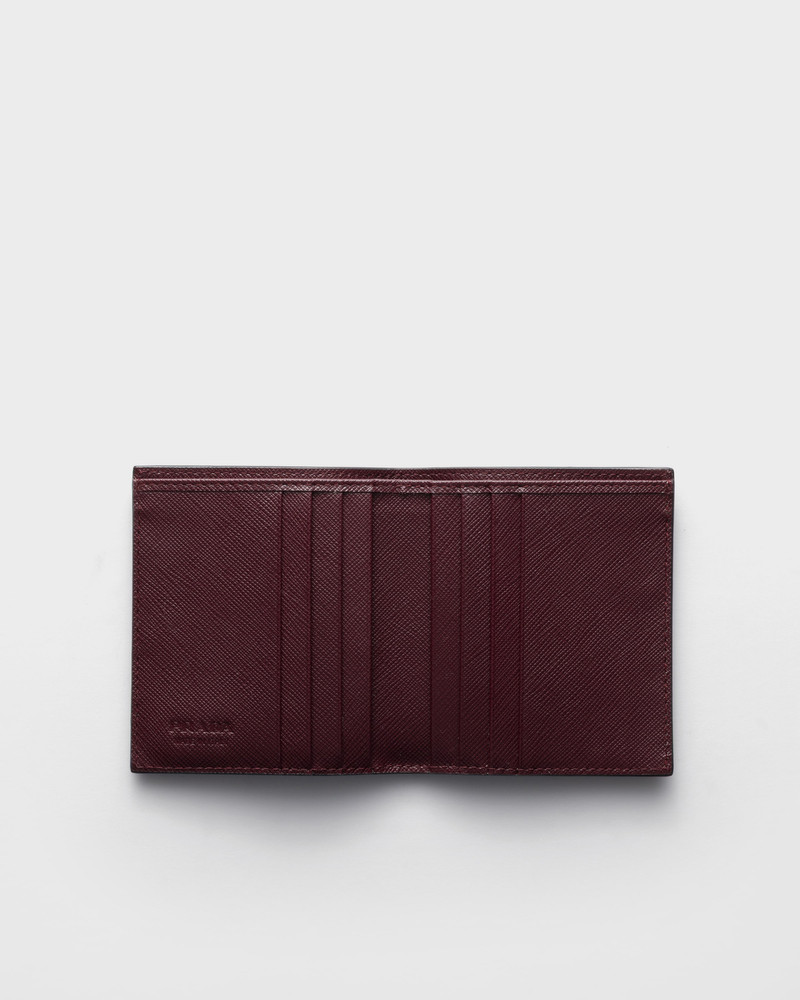 Prada Saffiano leather wallet outlook