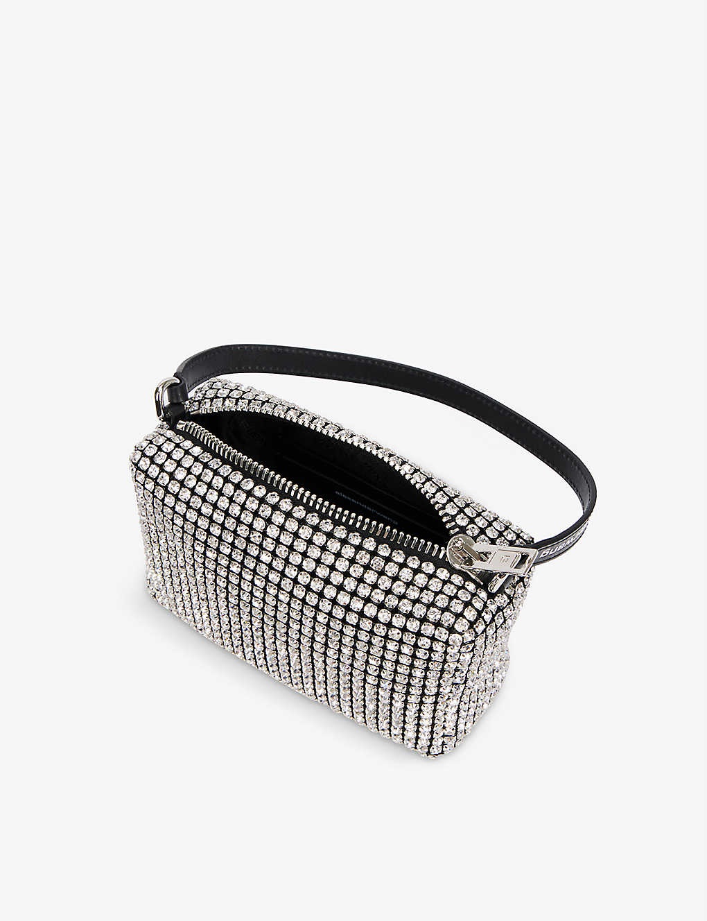 Heiress crystal-embellished leather top handle bag - 4
