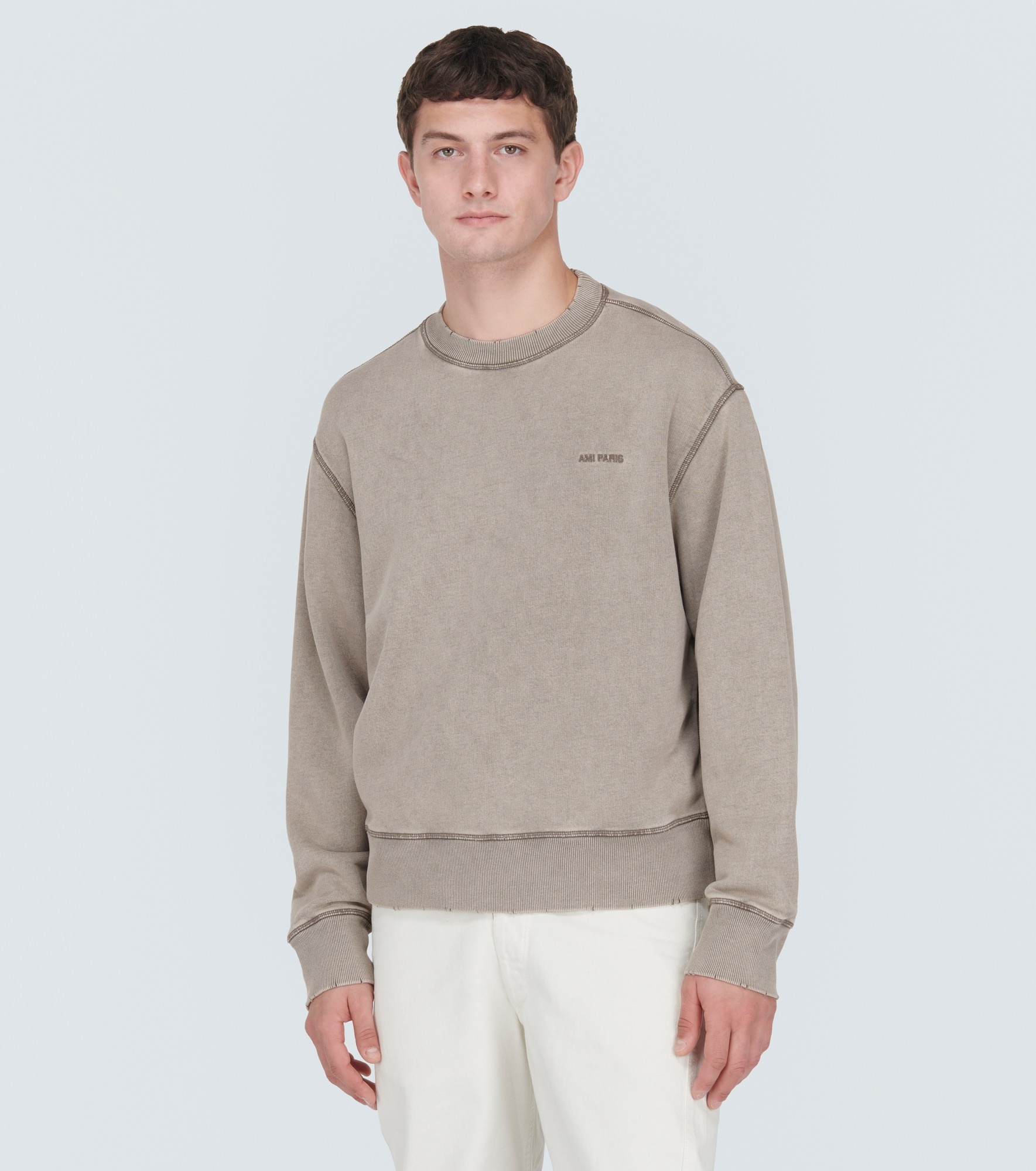 Logo cotton jersey sweatshirt - 3