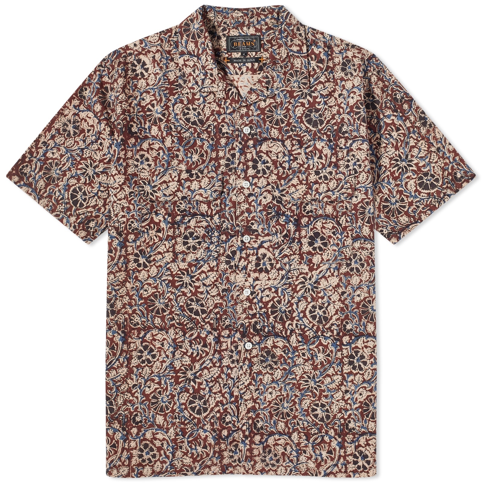 Beams Plus Block Print Vacation Shirt - 1