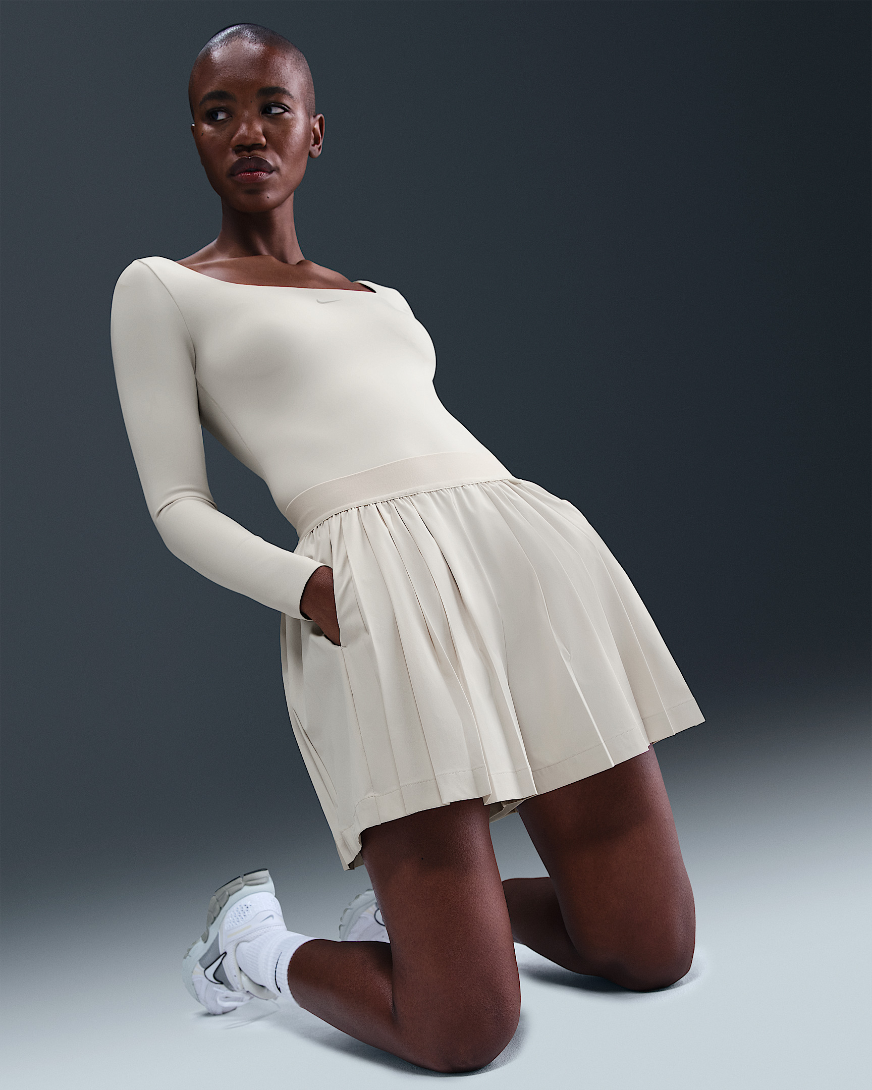 Nike 24.7 PerfectStretch Women's Dri-FIT High-Waisted Loose Pleated Skort - 5