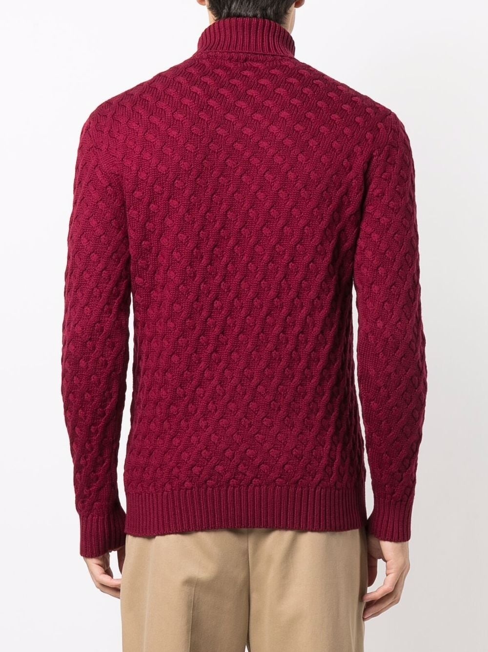 textured-knit jumper - 4