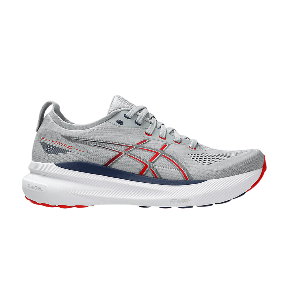 Gel Kayano 31 'Piedmont Grey Fiery Red' - 1