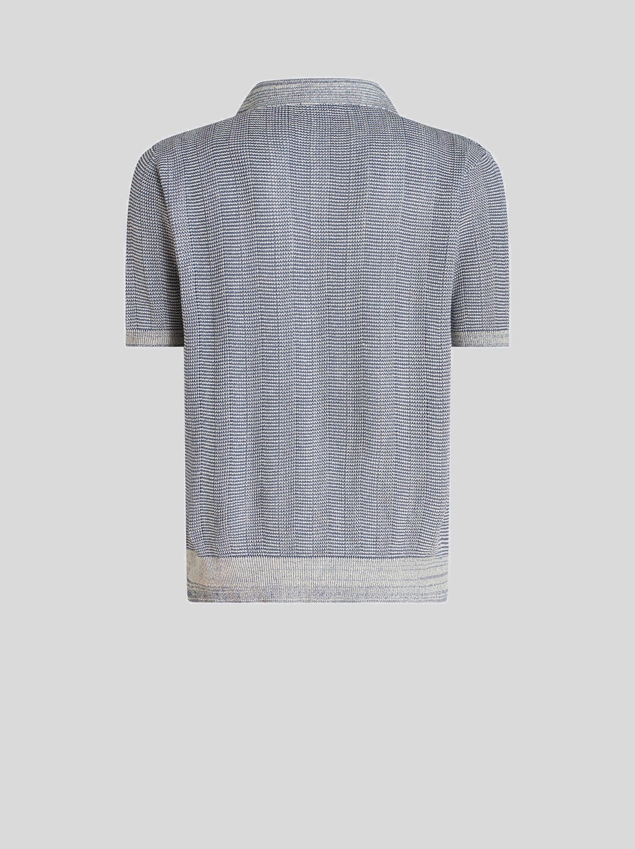 KNITTED POLO SHIRT WITH LOGO - 5