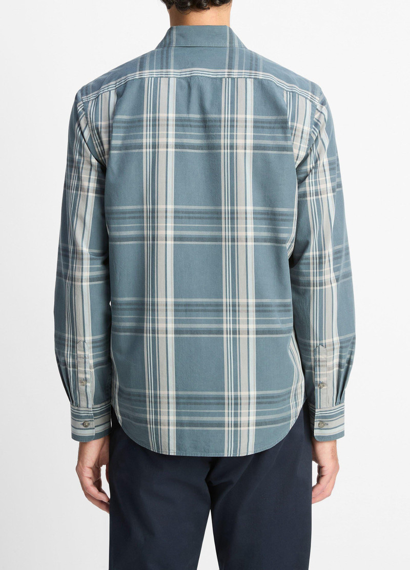 Vince Lorimer Plaid Button-Front Shirt outlook