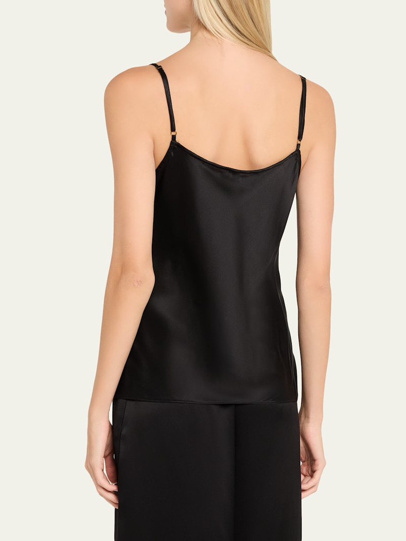Chicken Lace Inset Satin Cami Top 3