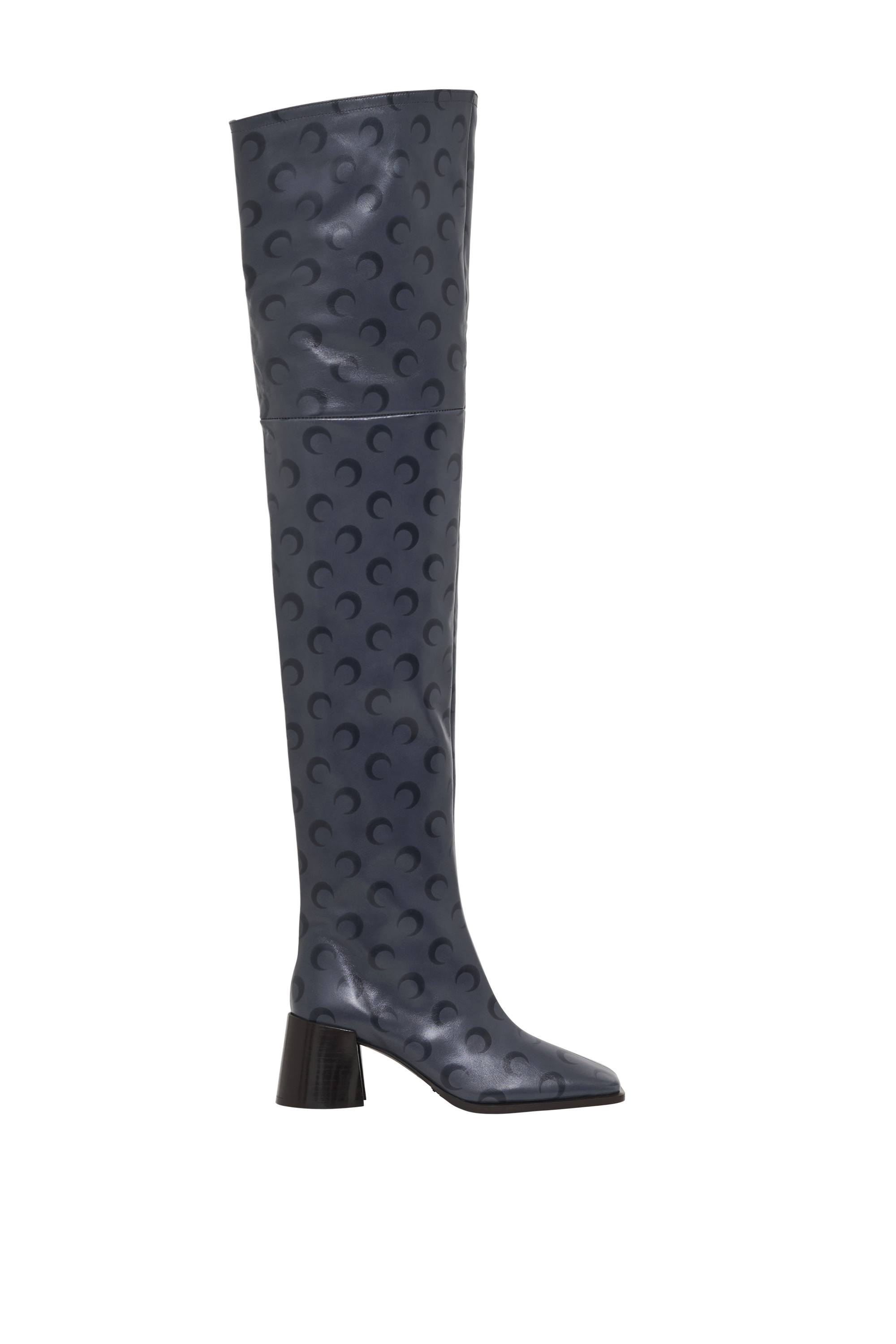 Moon Airbrushed Leather Ms Block High - 2