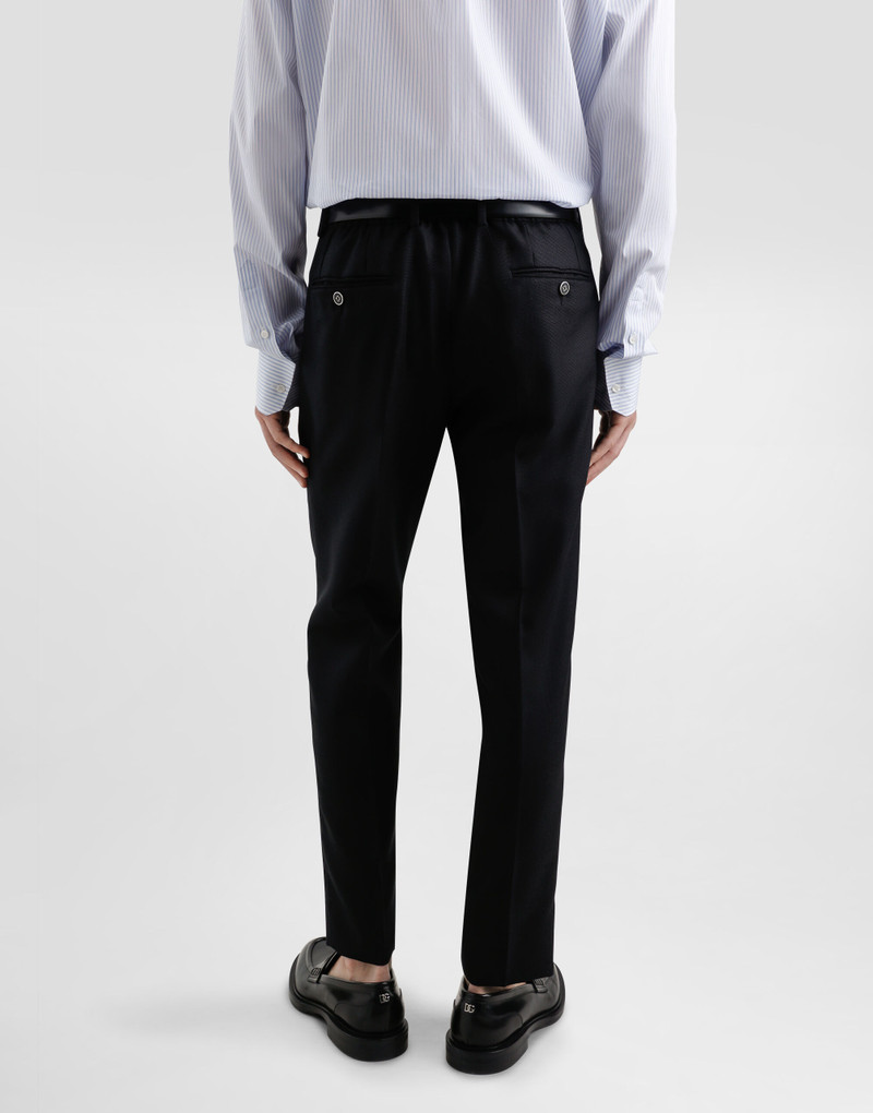 Wool pants with double darts 5