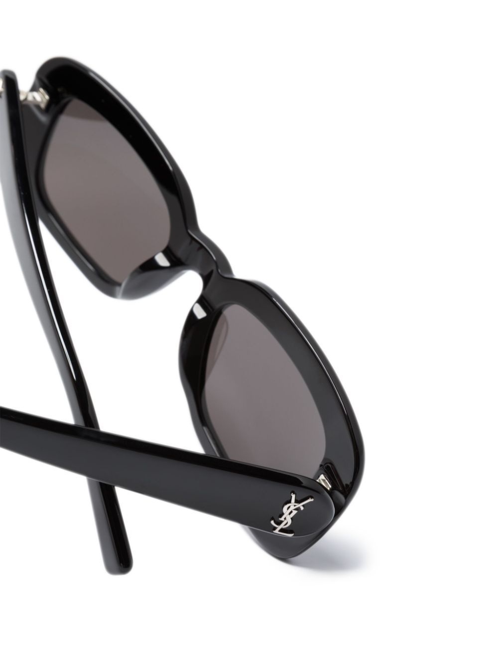 logo-plaque rectangle-frame sunglasses - 3