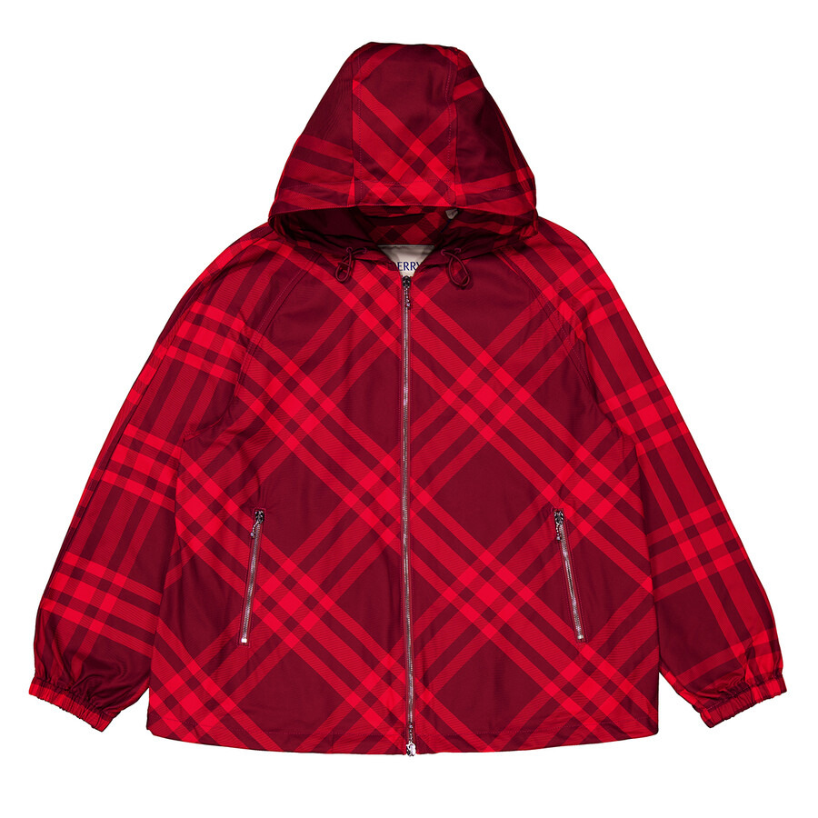 Burberry Check Nylon Hooded Jacket - 5