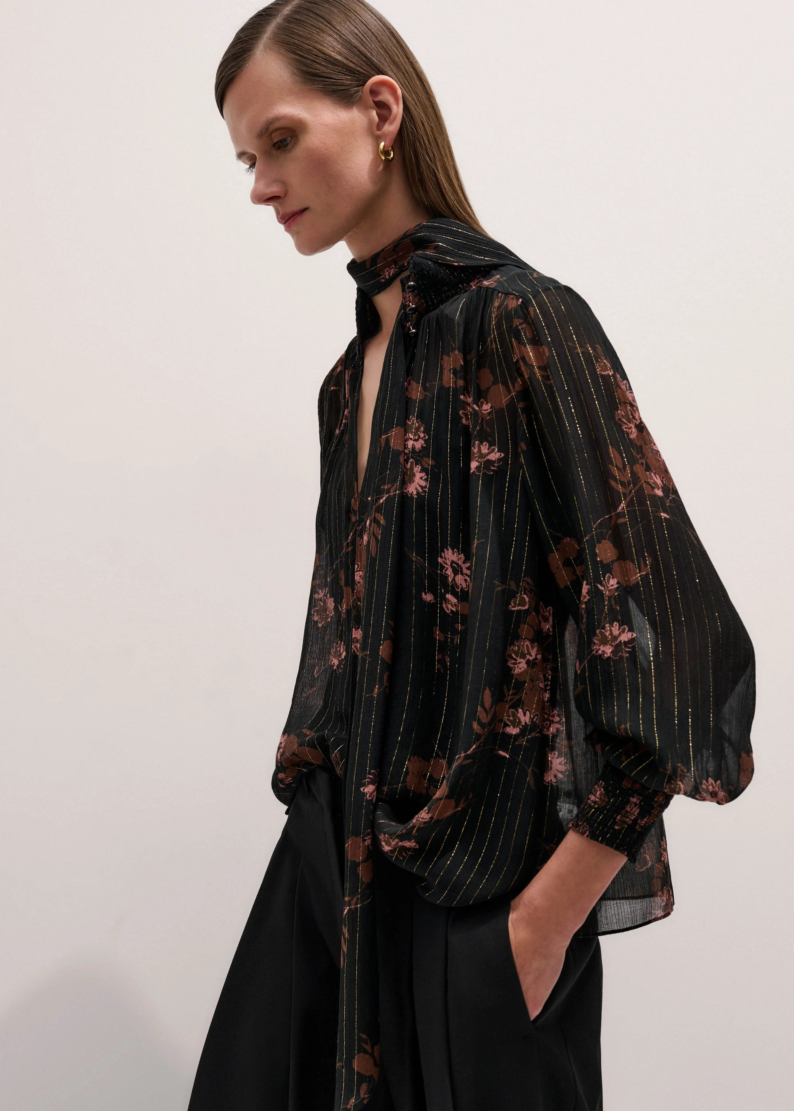 Swing Blouse + Tie - 1