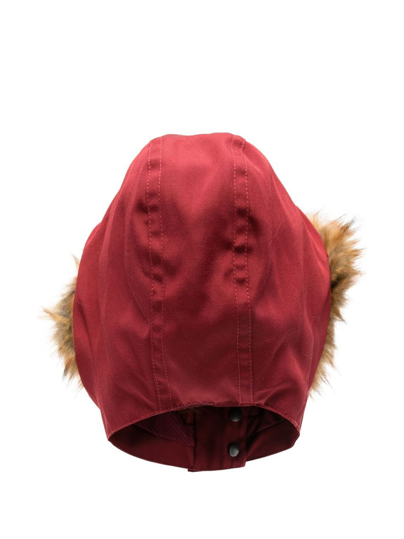 Martine Rose fur trim hat outlook