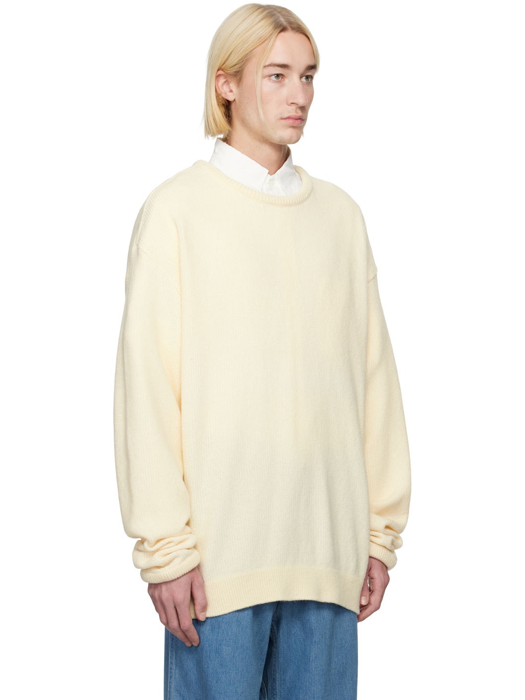 【関税込み】nanamica オフホワイト KODENSHI スウェットシャツ Off-White KODENSHI Sweatshirt by nanamica on Sale