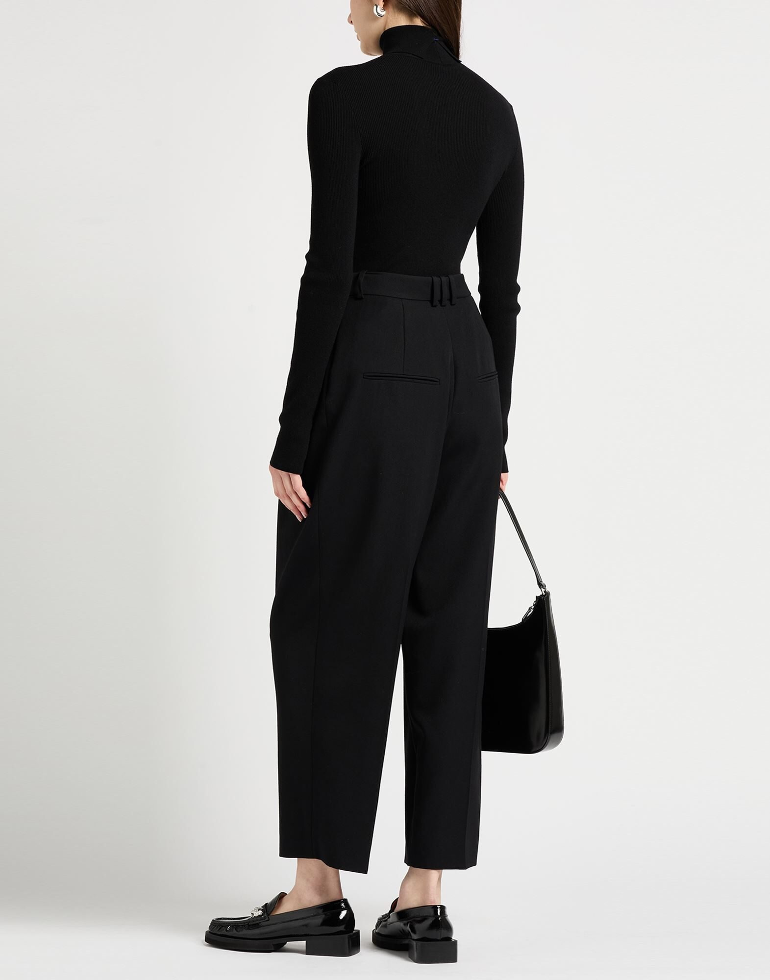 Black Women's Casual Pants - 4