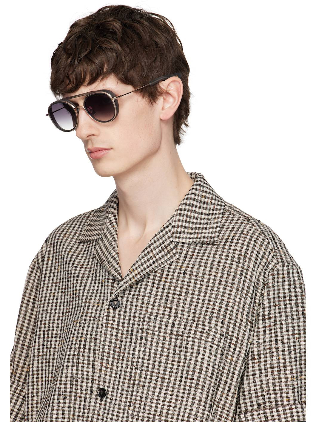 Gold & Gray SPACECRAFT Sunglasses - 4