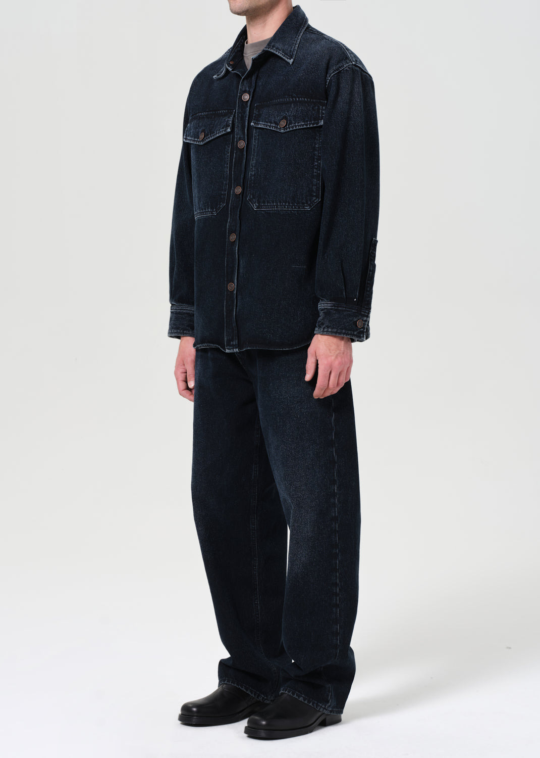 PARK DENIM SHIRT JACKET IN BOYD - 5