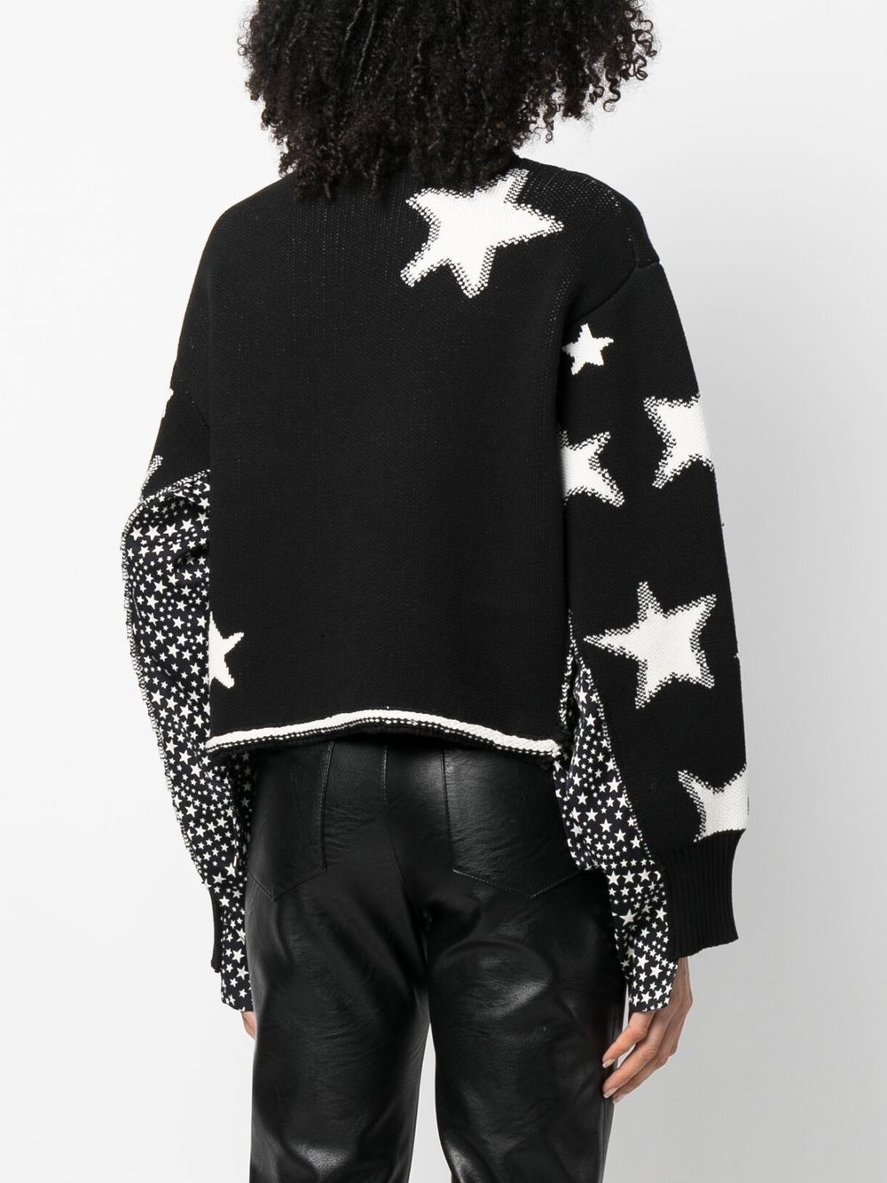 star-motif knitted jumper - 4