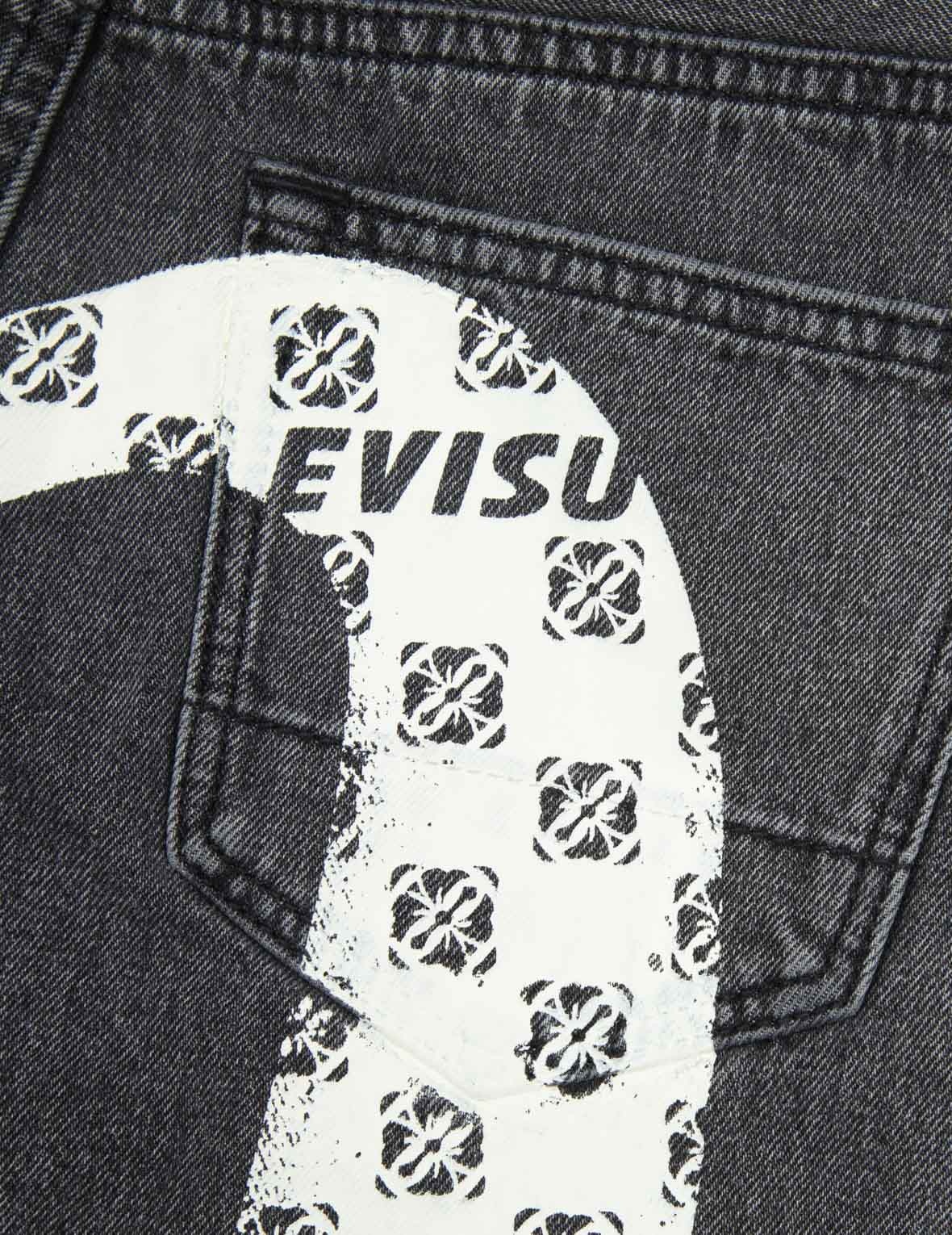 【ARさま】ご購入品◆cotti・evisu 別注》 9002赤耳テーパード ジーンズ ペイントカモメ(28