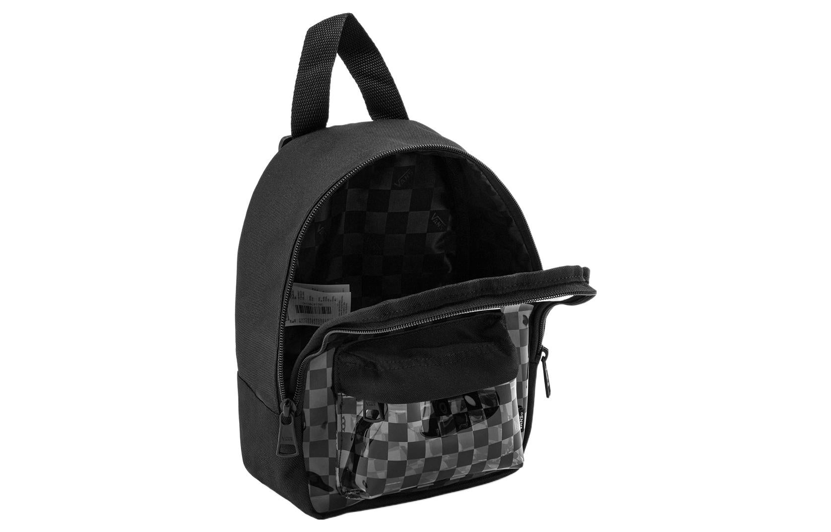 (WMNS) Vans Check Me Out Mini Backpack 'Black' VN0A5LHHBLK - 4