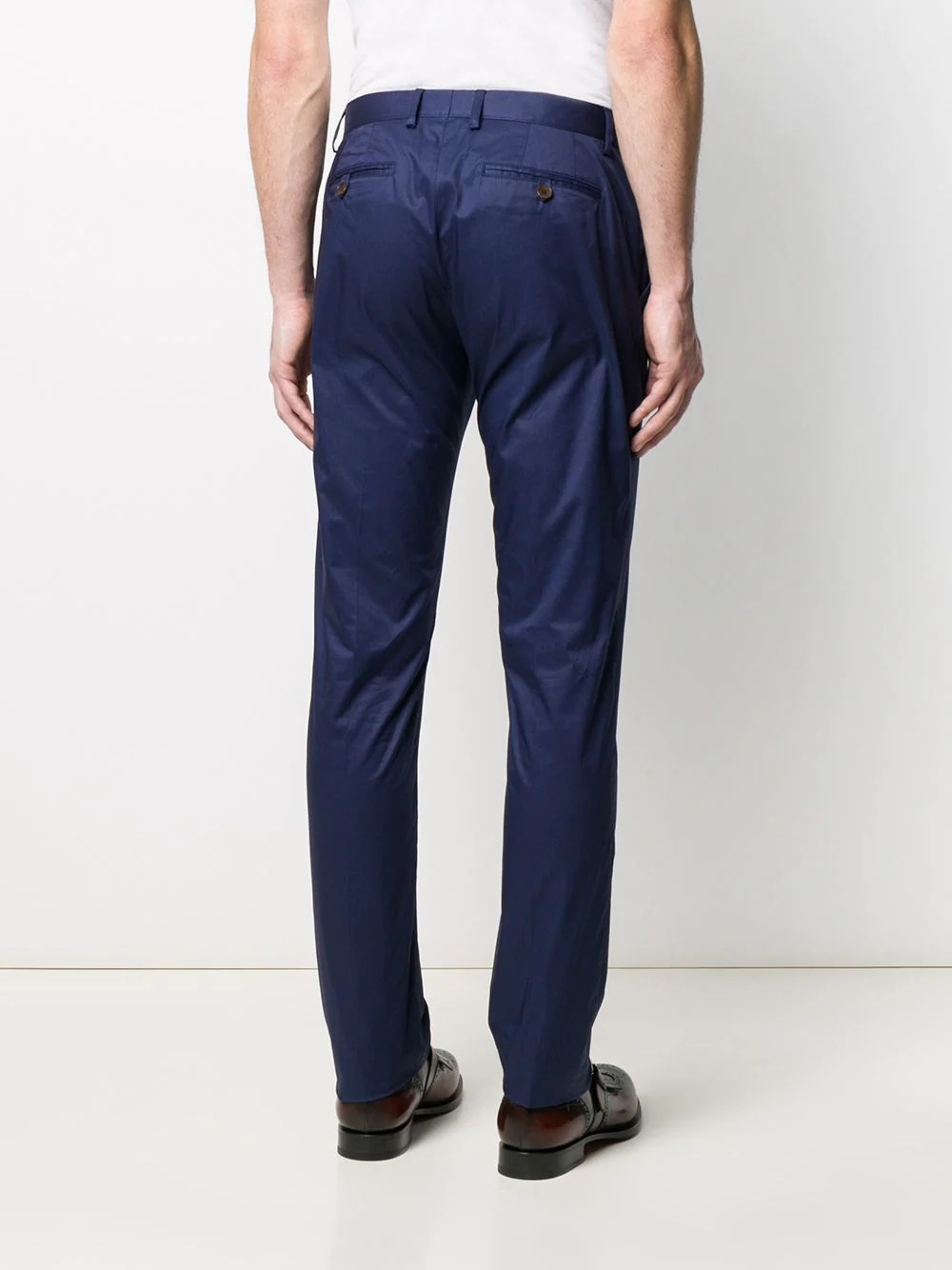 slim-fit tailored trousers - 4