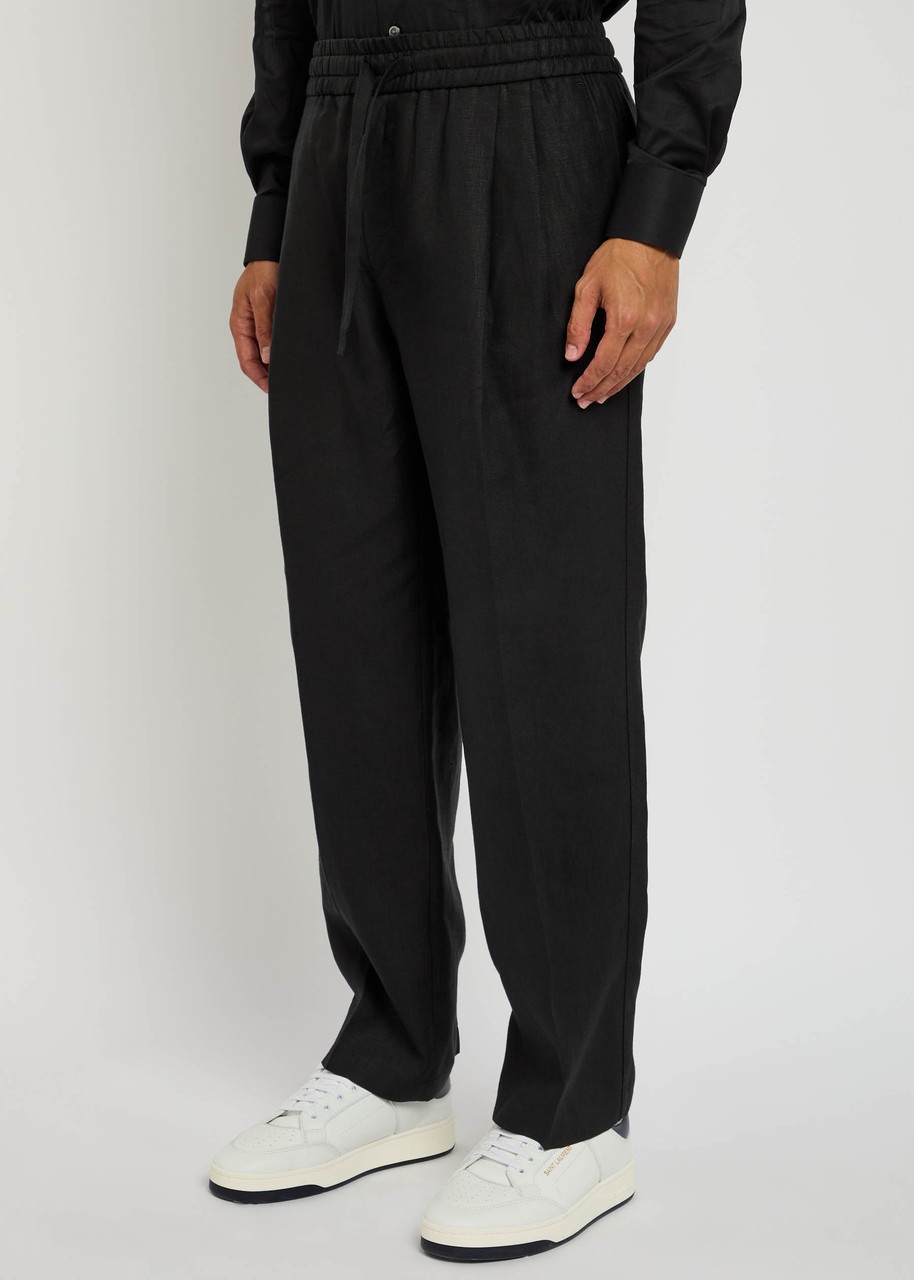Dolce & Gabbana Drawstring Linen Trousers - 2