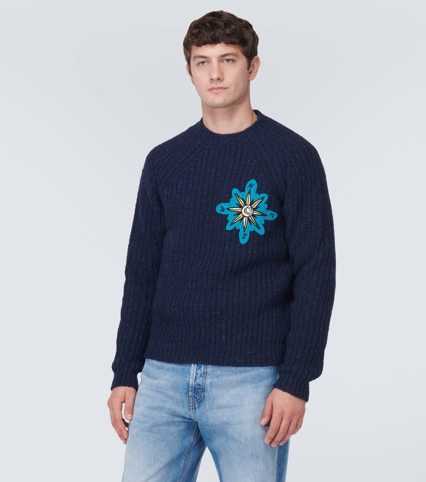 Rib-knit wool-blend sweater - 3
