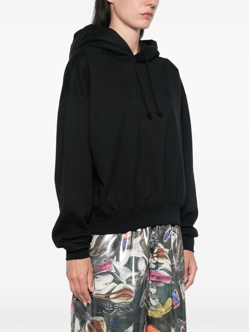 x Adidas logo-print hoodie - 3