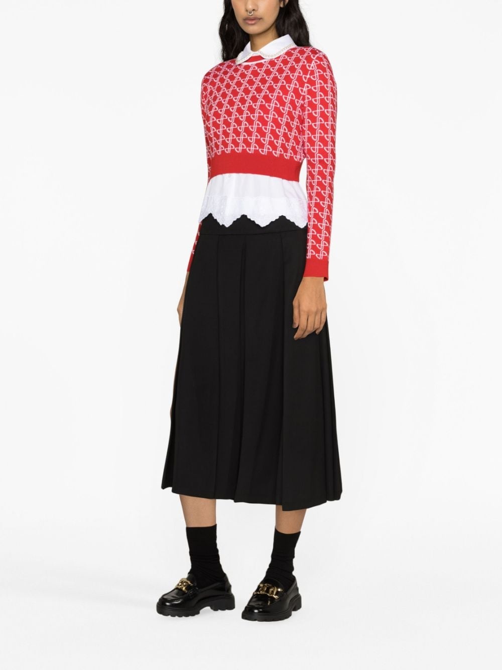 A-line midi skirt - 3
