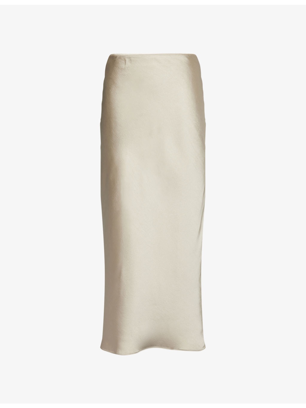 Saagneta Elasticated-Waistband Satin Maxi Skirt - 1