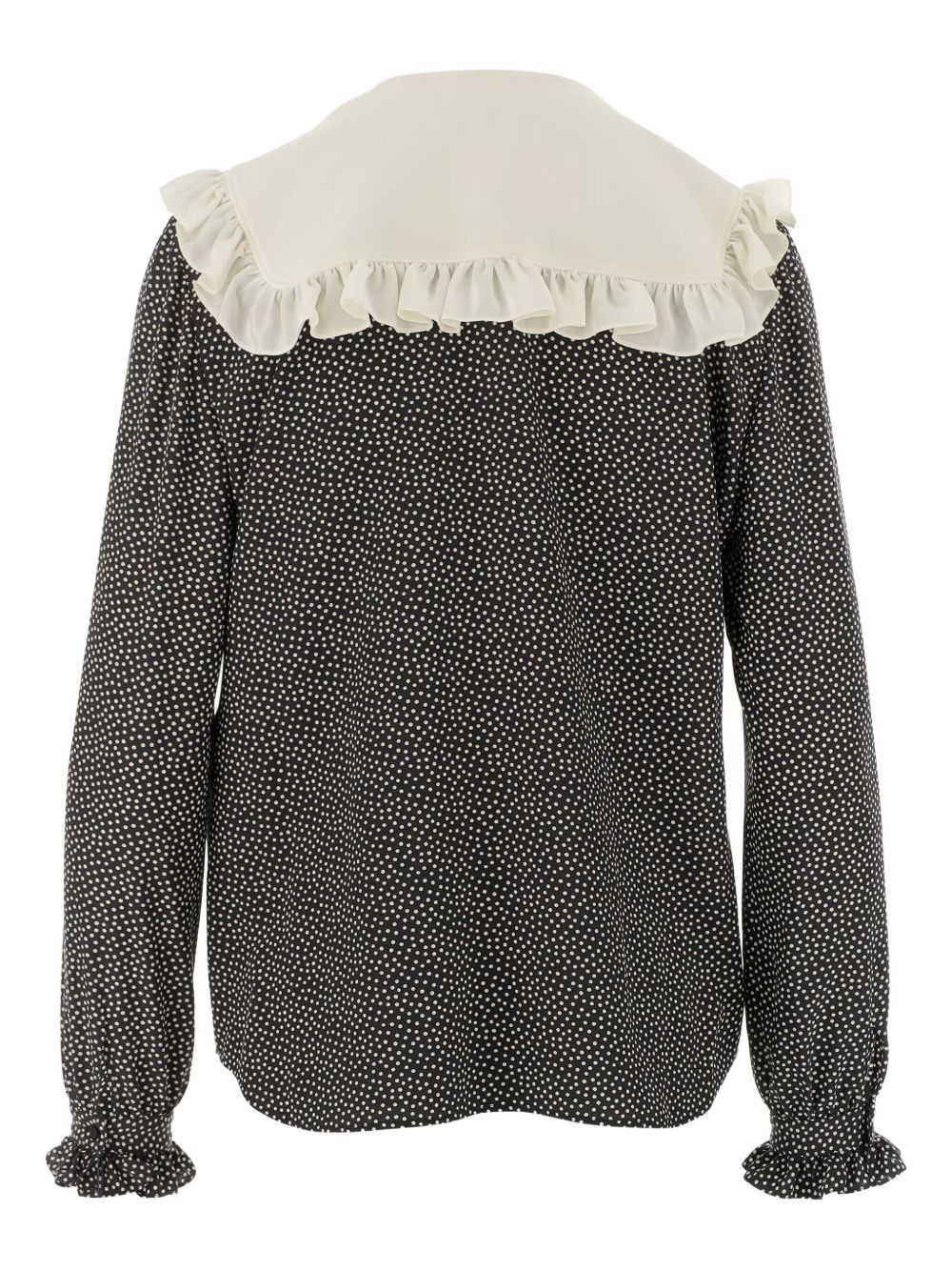 Peter Pan-collar polka-dot blouse - 2