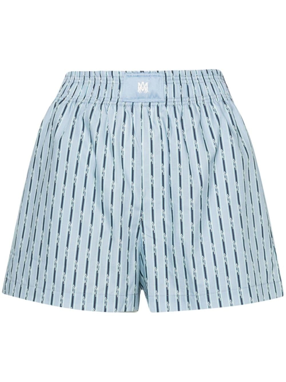 pinstriped cotton boxer shorts - 1