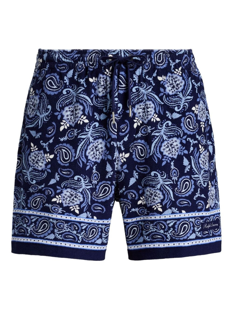 paisley-print shorts 1