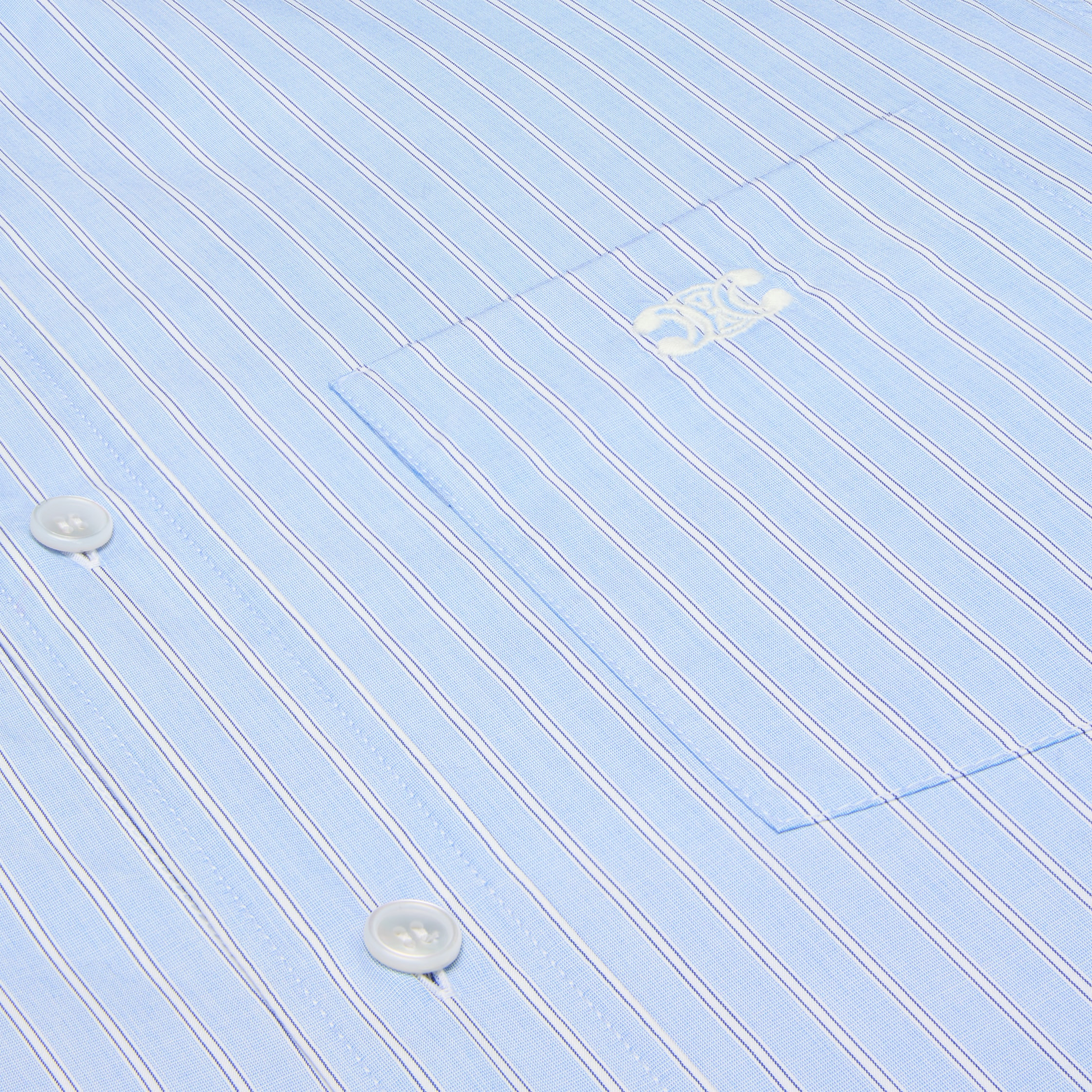 loose shirt IN STRIPED COTTON POPLIN - 4