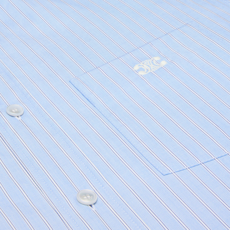loose shirt IN STRIPED COTTON POPLIN 4