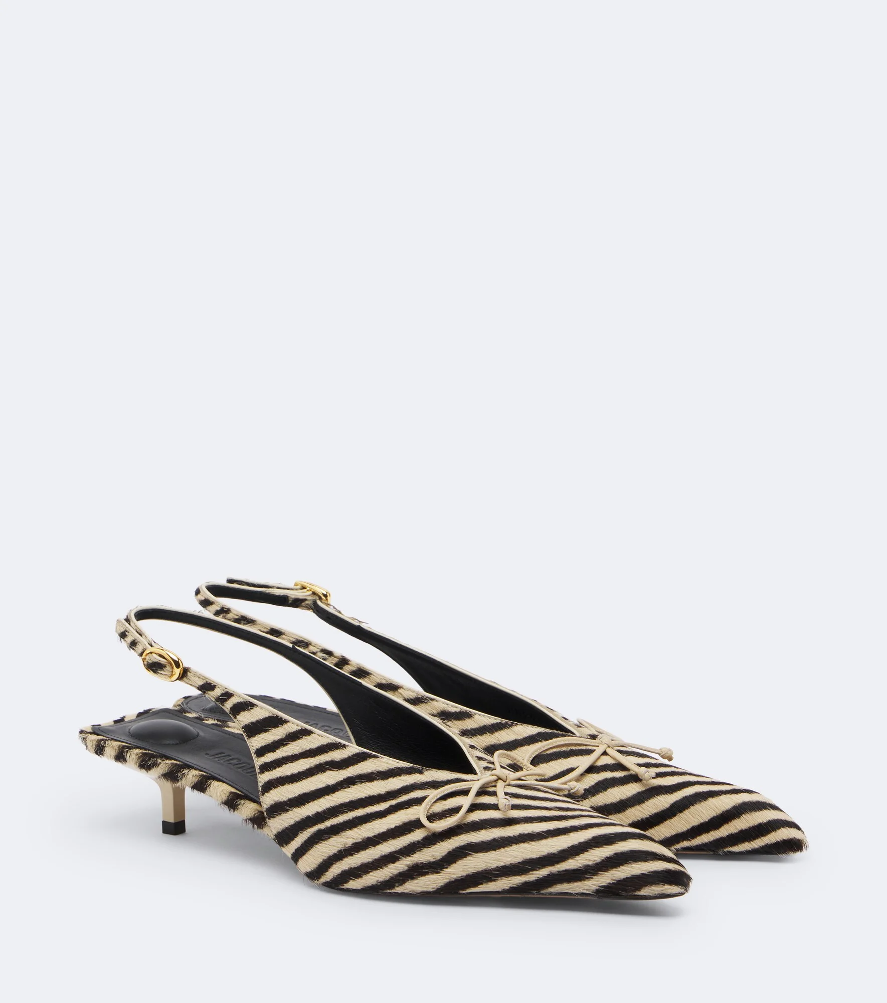 Cubisto calf hair slingback pumps - 1