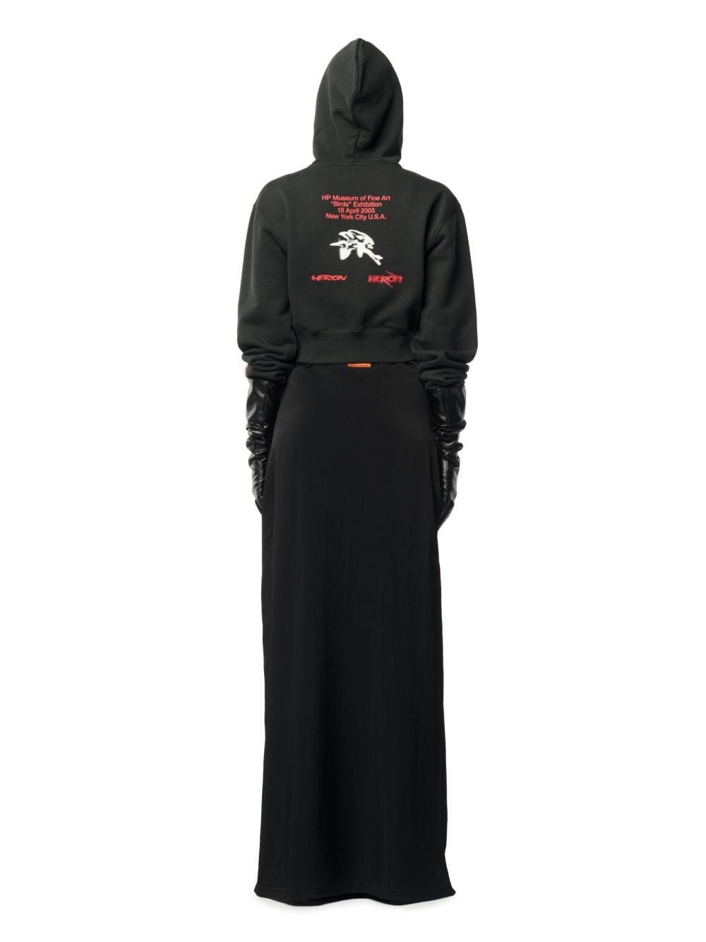 Hp Museum Crop Hoodie - 4