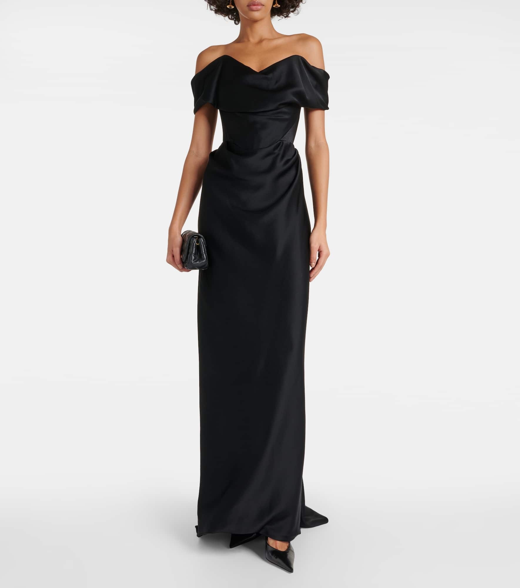 Nova Cocotte crêpe satin gown - 2