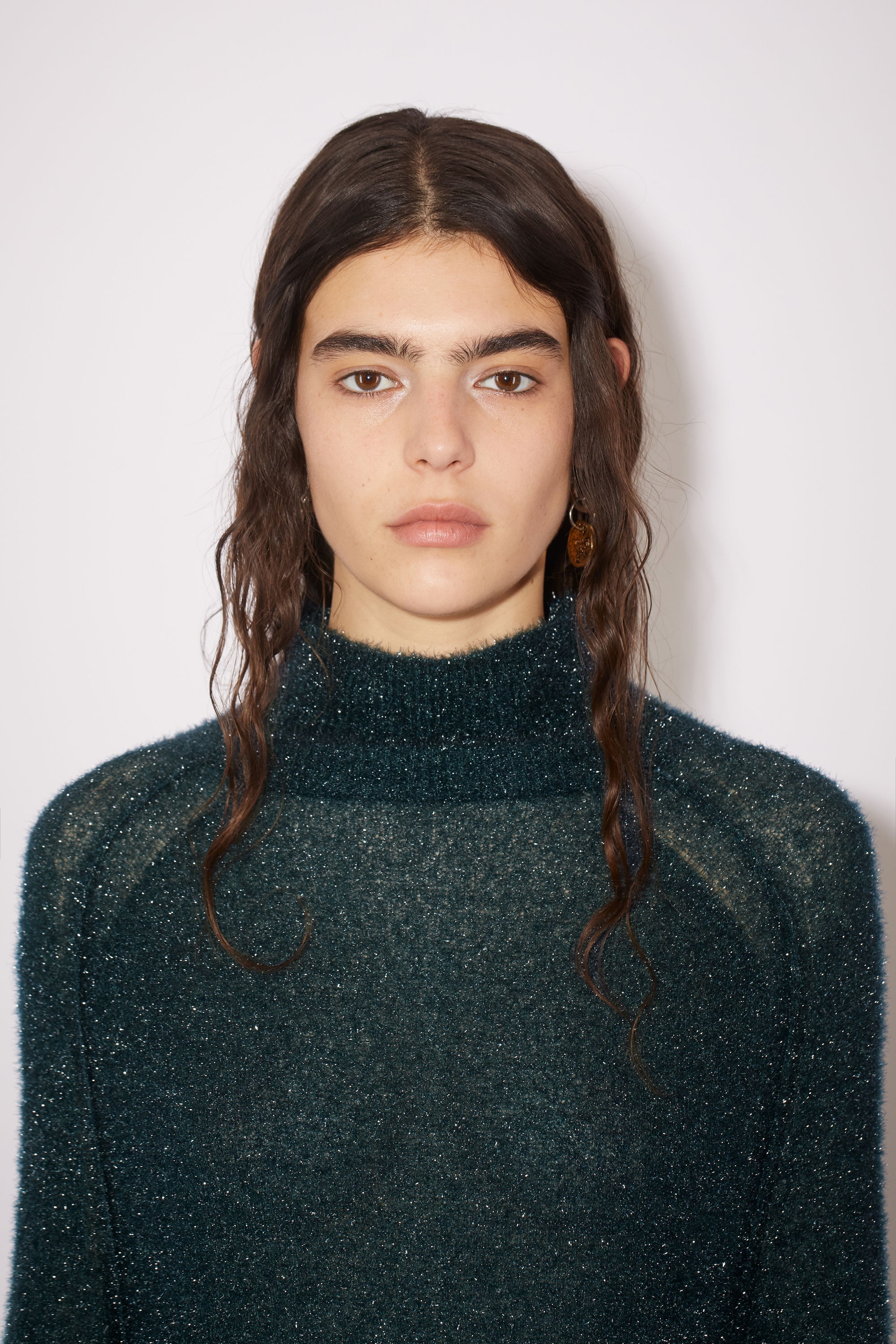 High neck jumper - Petrol blue - 5