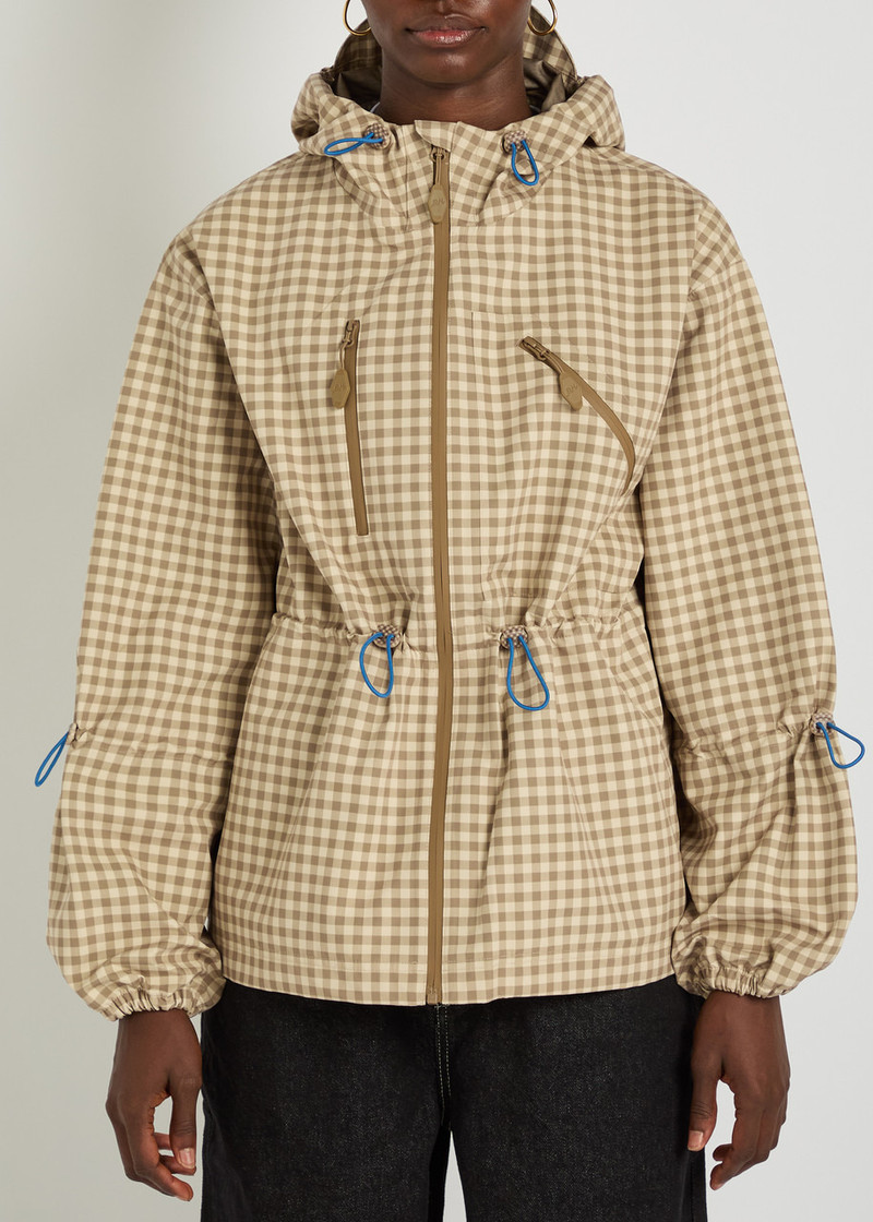 DAMSON MADDER. Damson Madder Matlida Gingham Waterproof Raincoat outlook
