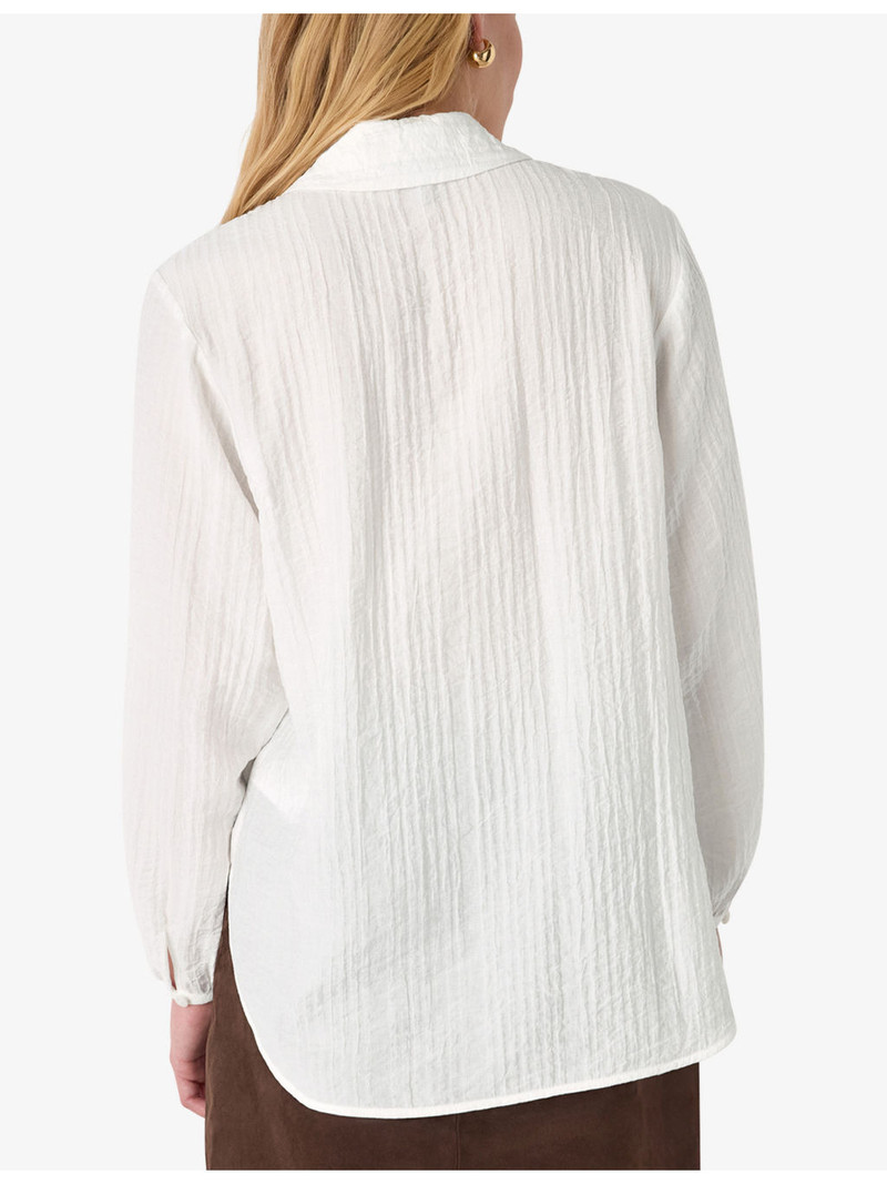 Relaxed-Fit Textured Woven Shirt 4
