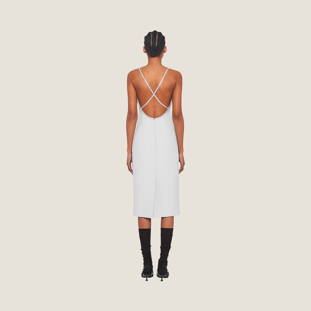 Embroidered cady dress - 2